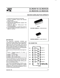 Datasheet ULN2001A manufacturer STMicroelectronics